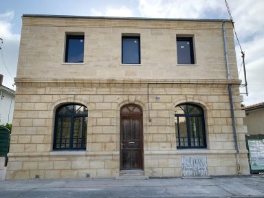 Rénovation de façade en pierre – échoppe àBordeaux Mérignac Rénovation de façade en pierre – échoppe à Bordeaux Mérignac